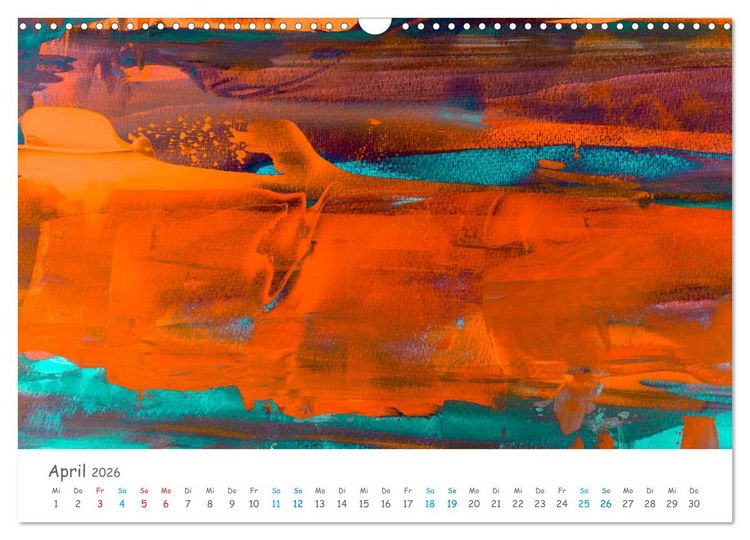 Produktbild: Colorpop - Joyful, abstract. multicolored (Wandkalender 2026 DIN A3 quer), CALVENDO Monatskalender