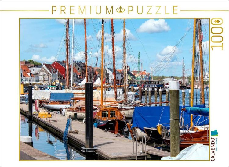 Produktbild: CALVENDO Puzzle Flensburg | 1000 Teile Lege-Gr&ouml;&szlig;e 64x48cm Foto-Puzzle f&uuml;r gl&uuml;ckliche Stunden