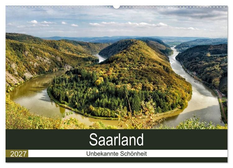 Produktbild: Saarland - unbekannte Sch&ouml;nheit (Wandkalender 2027 DIN A2 quer), CALVENDO Monatskalender