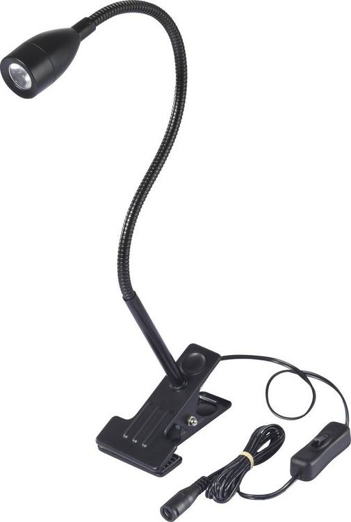 Produktbild: Sygonix SY-6737554 LED-Tischlampe LED 3.5W Schwarz