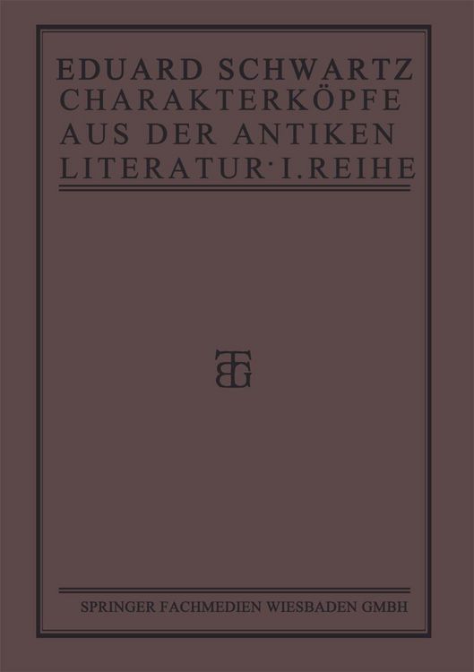 Produktbild: Charakterk&ouml;pfe aus der Antiken Literatur