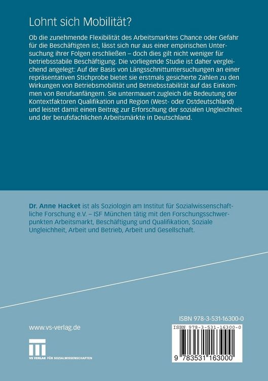 Produktbild: Lohnt sich Mobilit&auml;t?