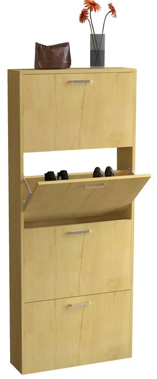 Produktbild: Holz Schuhregal Schuhschrank Schuhkipper Sulos L