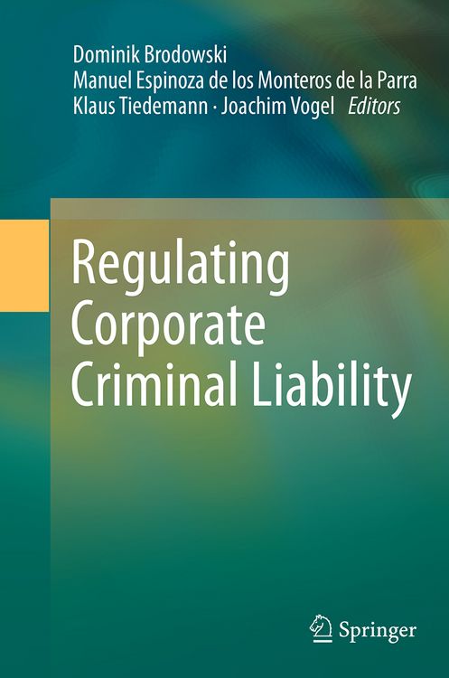Produktbild: Regulating Corporate Criminal Liability