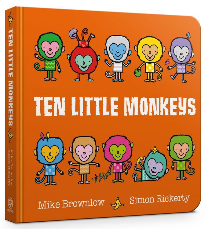 Produktbild: Ten Little Monkeys Board Book