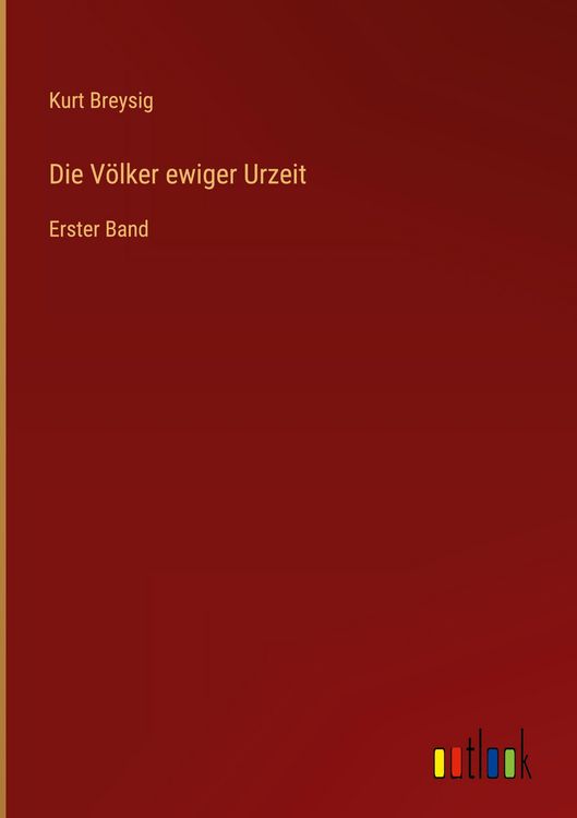 Produktbild: Die V&ouml;lker ewiger Urzeit