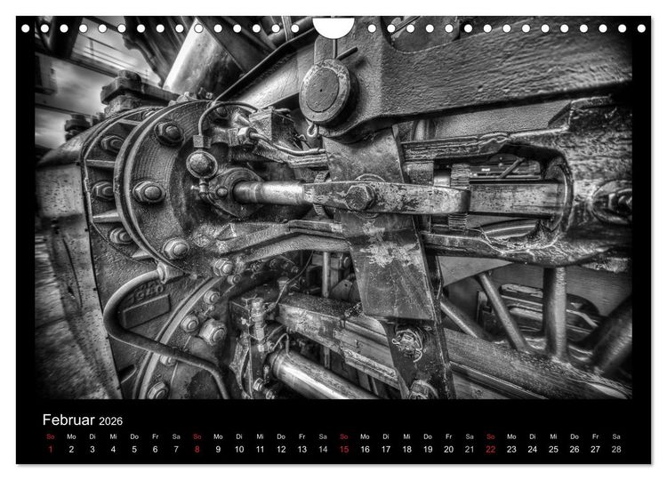 Produktbild: Dampflokomotiven (Wandkalender 2026 DIN A4 quer), CALVENDO Monatskalender