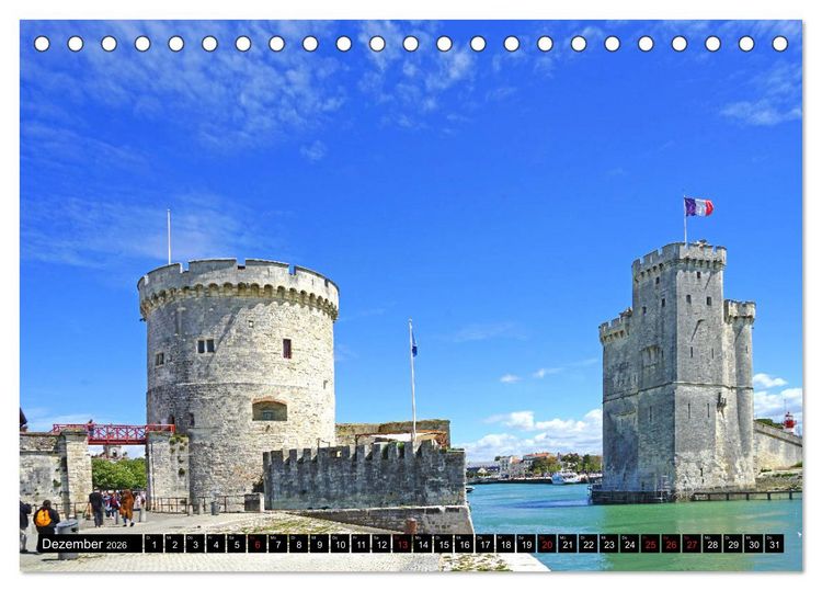 Produktbild: Sch&ouml;ne Orte in Frankreich (Tischkalender 2026 DIN A5 quer), CALVENDO Monatskalender