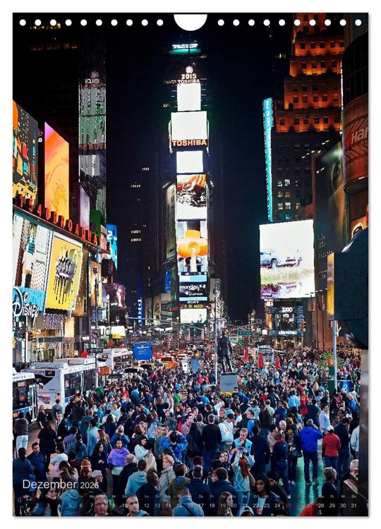 Produktbild: New York - the WOW-city (Wandkalender 2026 DIN A4 hoch), CALVENDO Monatskalender
