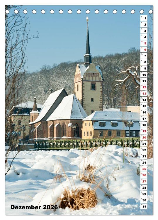 Produktbild: Gera - Stadt an der wei&szlig;en Elster (Tischkalender 2026 DIN A5 hoch), CALVENDO Monatskalender