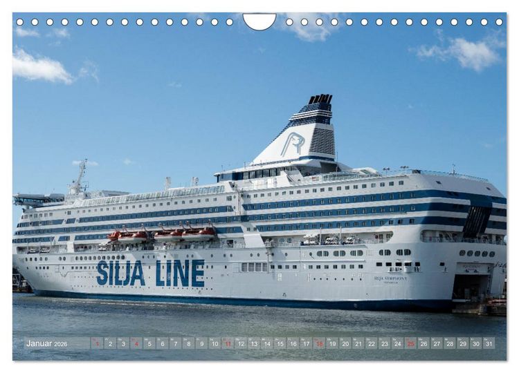 Produktbild: Container - Tanker - Kreuzfahrt - Schiffe (Wandkalender 2026 DIN A4 quer), CALVENDO Monatskalender