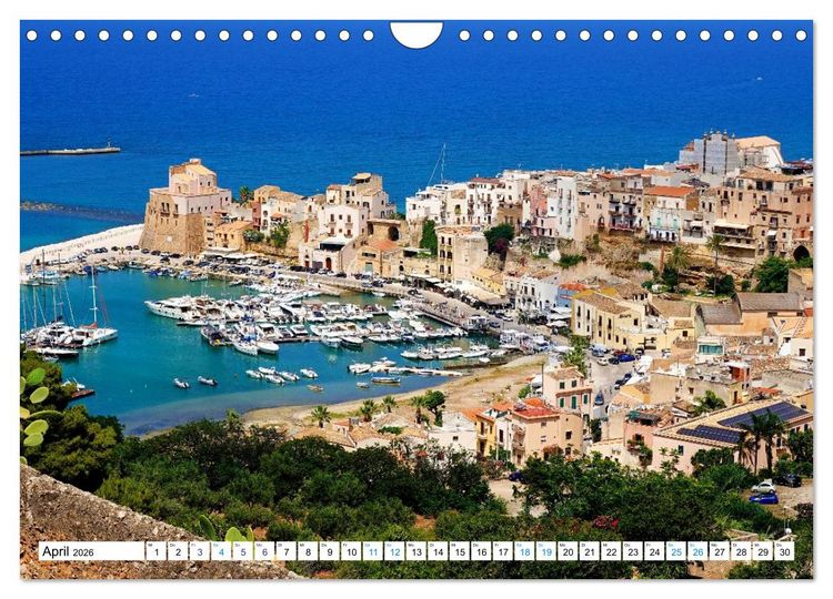 Produktbild: Sizilien - Nordwesten (Wandkalender 2026 DIN A4 quer), CALVENDO Monatskalender