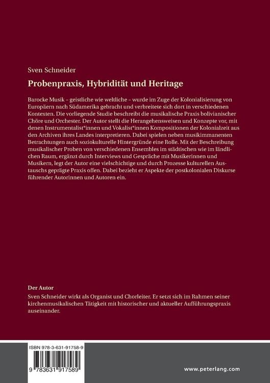 Produktbild: Probenpraxis, Hybridit&auml;t und Heritage