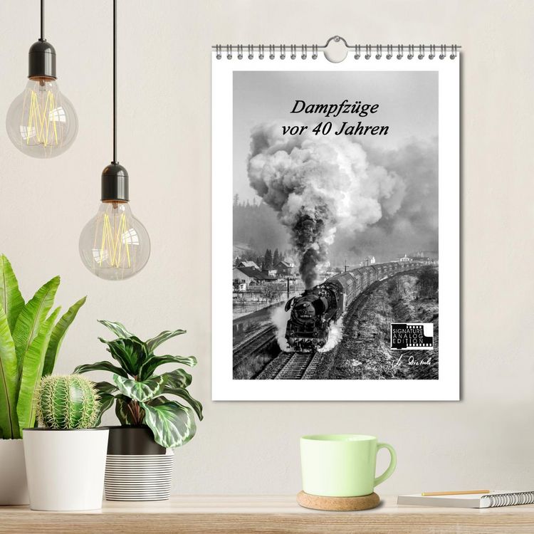 Produktbild: Dampfz&uuml;ge vor 40 Jahren (Wandkalender 2026 DIN A4 hoch), CALVENDO Monatskalender