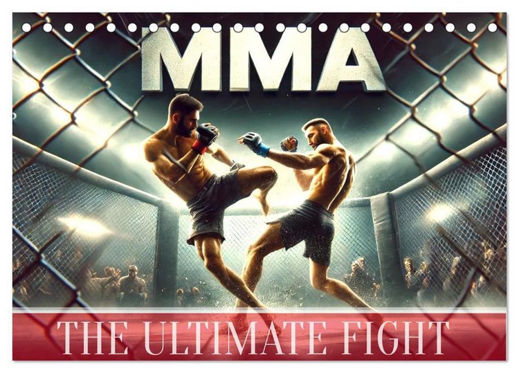 Produktbild: MMA UK - The ultimate fight (Desk Calendar 2026 DIN A5 landscape), CALVENDO 12 Month DeskCalendar