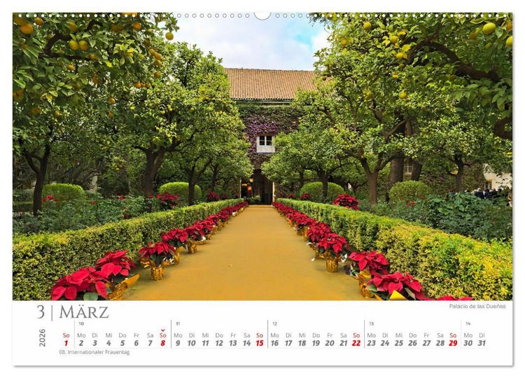 Produktbild: Sevilla - Die Wiege des Flamenco (Wandkalender 2026 DIN A2 quer), CALVENDO Monatskalender