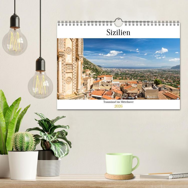 Produktbild: Sizilien: Trauminsel im Mittelmeer (Wandkalender 2026 DIN A4 quer), CALVENDO Monatskalender