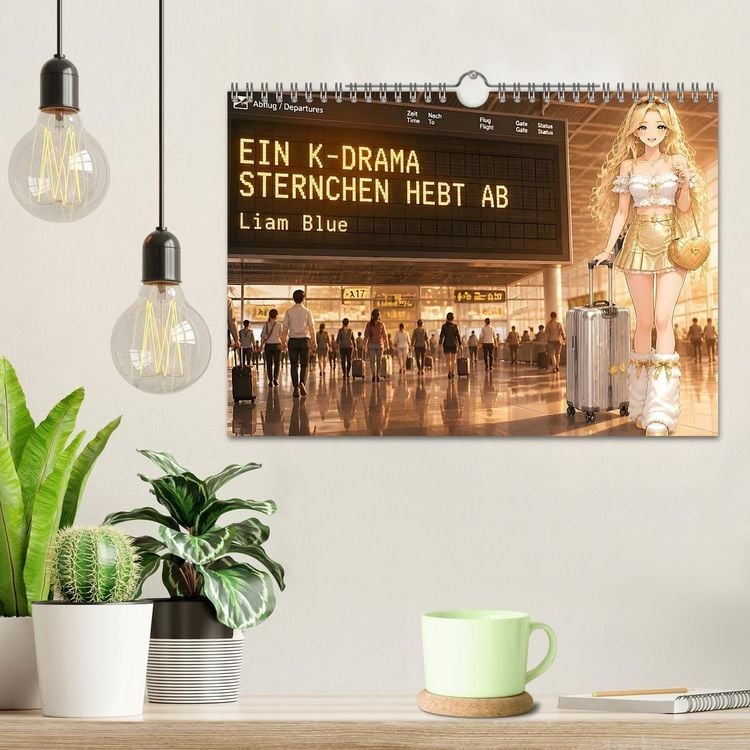 Produktbild: Ein K-Drama Sternchen hebt ab (Wandkalender 2027 DIN A4 quer), CALVENDO Monatskalender