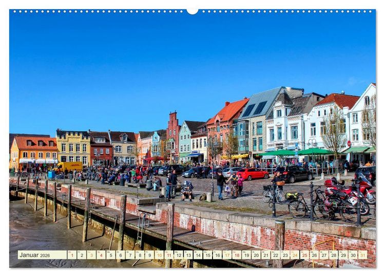 Produktbild: Reise an die Nordsee - Husum (hochwertiger Premium Wandkalender 2026 DIN A2 quer), Kunstdruck in Hochglanz