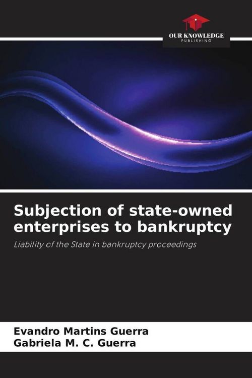 Produktbild: Subjection of state-owned enterprises to bankruptcy
