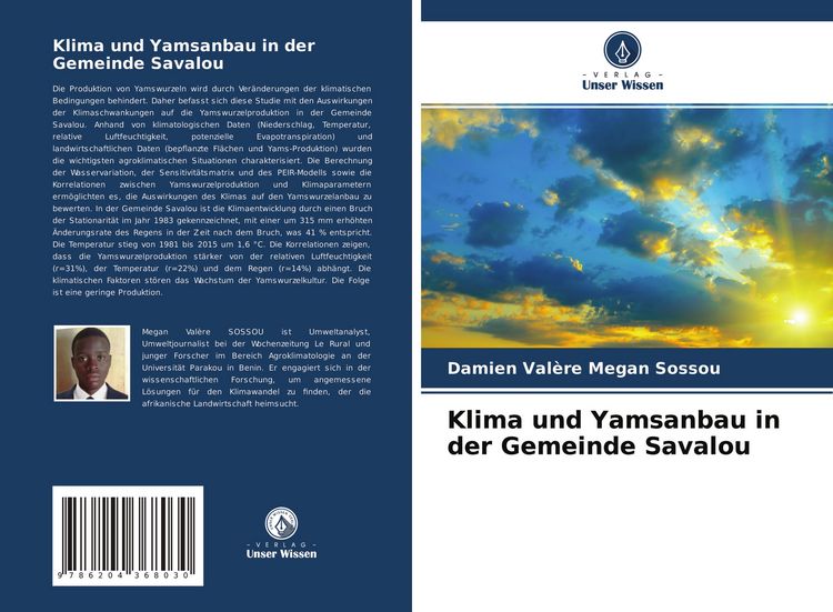 Produktbild: Klima und Yamsanbau in der Gemeinde Savalou