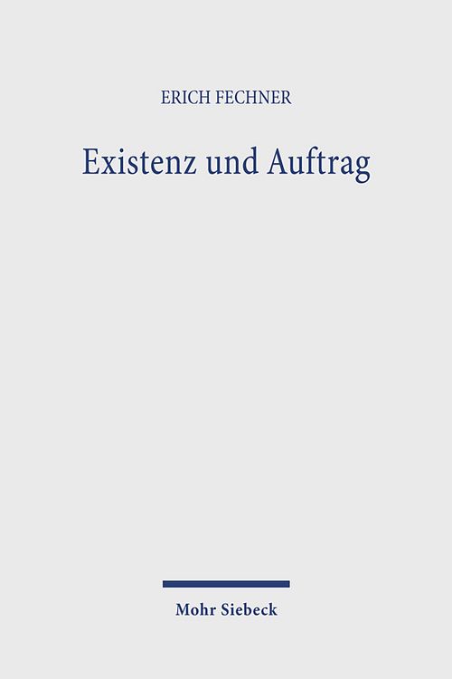 Produktbild: Existenz und Auftrag
