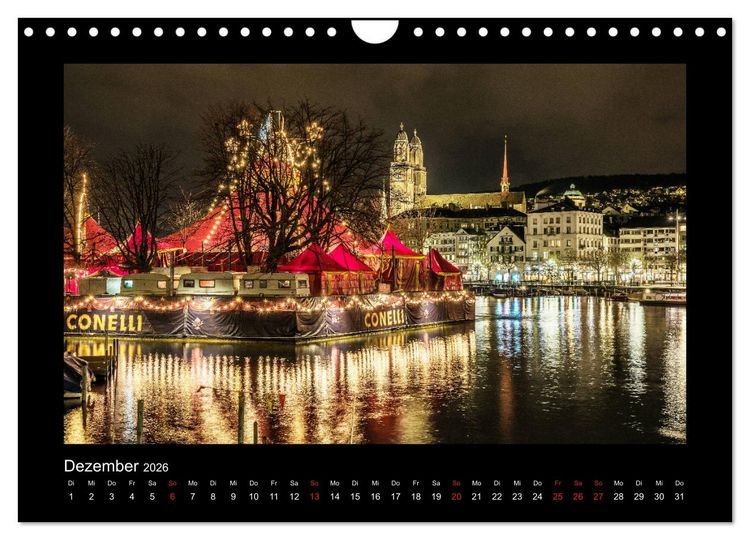 Produktbild: My Switzerland (Wandkalender 2026 DIN A4 quer), CALVENDO Monatskalender