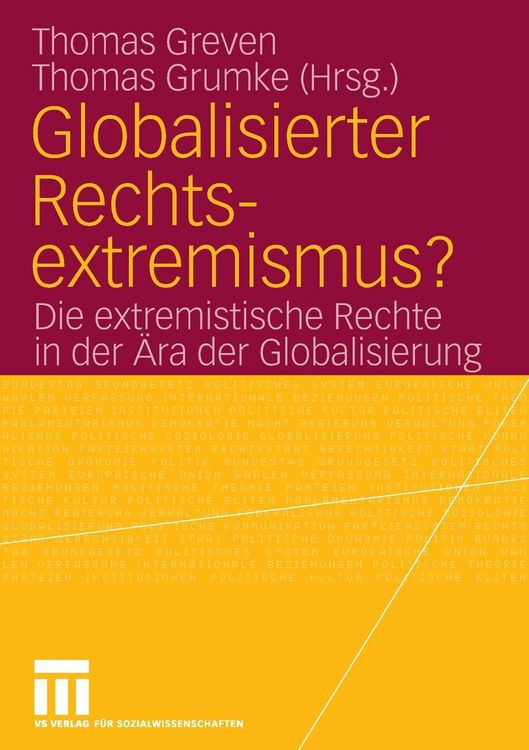 Produktbild: Globalisierter Rechtsextremismus?