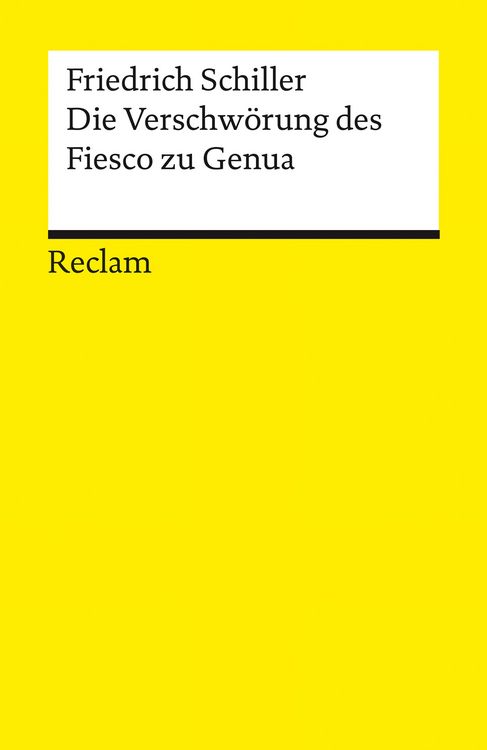 Produktbild: Die Verschw&ouml;rung des Fiesco zu Genua