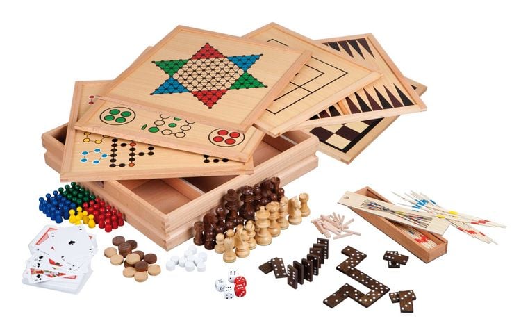 Produktbild: Holz Spielesammlung 100, Premium Edition,