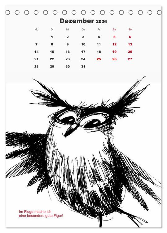 Produktbild: Vor dem Spiegel 2026 (Tischkalender 2026 DIN A5 hoch), CALVENDO Monatskalender