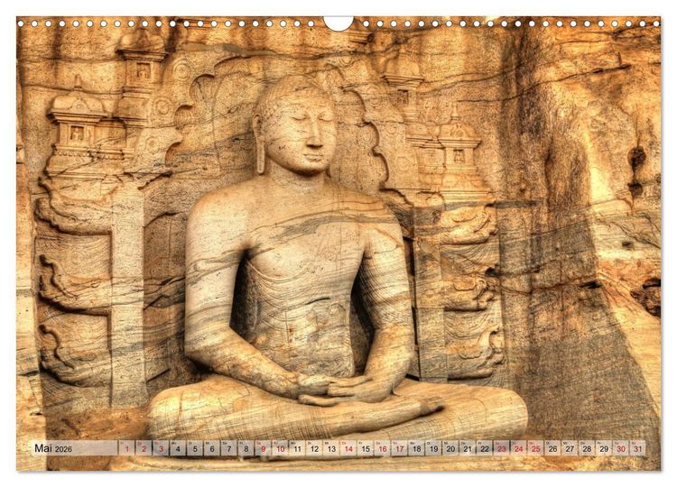Produktbild: Sri Lanka - Tempel, Tee und Elefanten (Wandkalender 2026 DIN A3 quer), CALVENDO Monatskalender
