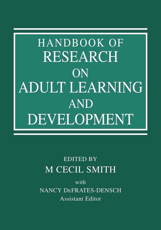 Produktbild: Handbook of Research on Adult Learning and Development