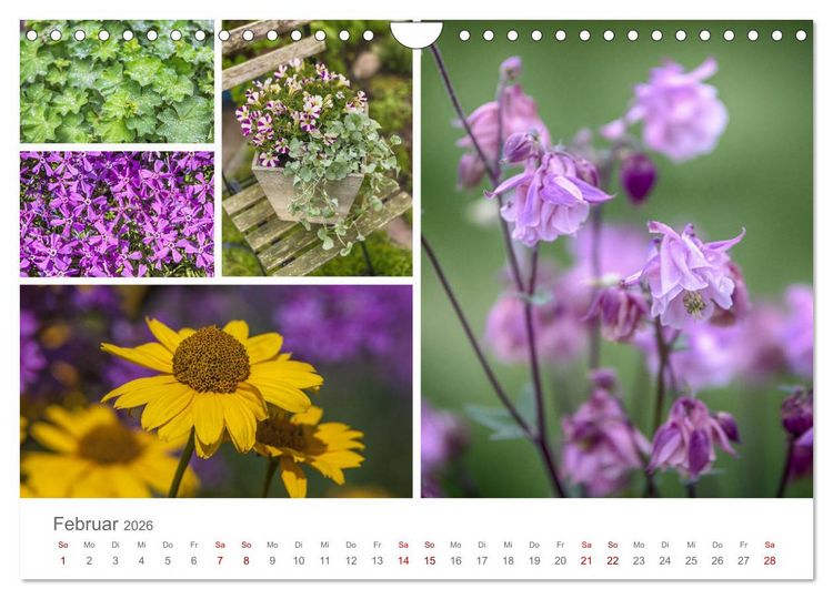 Produktbild: Ein Garten, der zum Verweilen einl&auml;dt (Wandkalender 2026 DIN A4 quer), CALVENDO Monatskalender