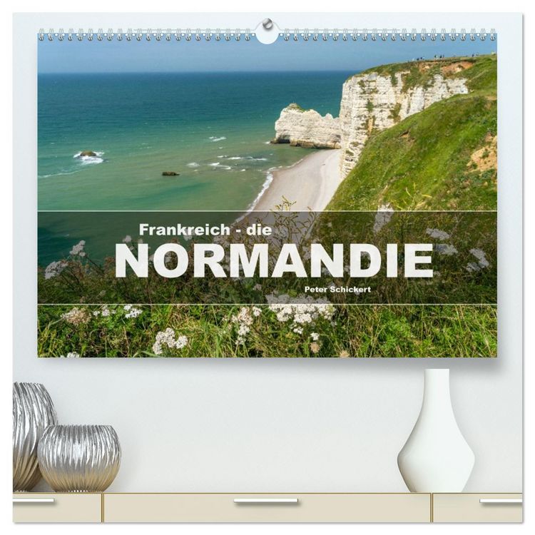 Produktbild: Frankreich - die Normandie (hochwertiger Premium Wandkalender 2026 DIN A2 quer), Kunstdruck in Hochglanz