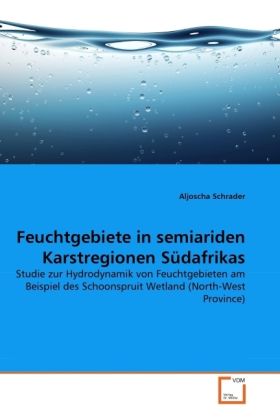 Produktbild: Schrader, A: Feuchtgebiete in semiariden Karstregionen S&uuml;daf