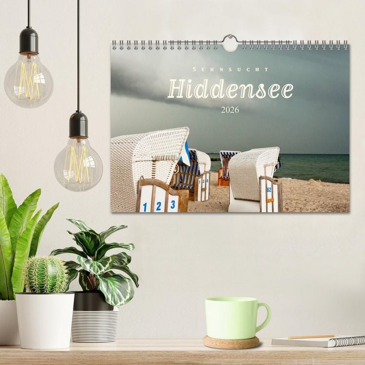Produktbild: Sehnsucht Hiddensee 2026 (Wandkalender 2026 DIN A4 quer), CALVENDO Monatskalender