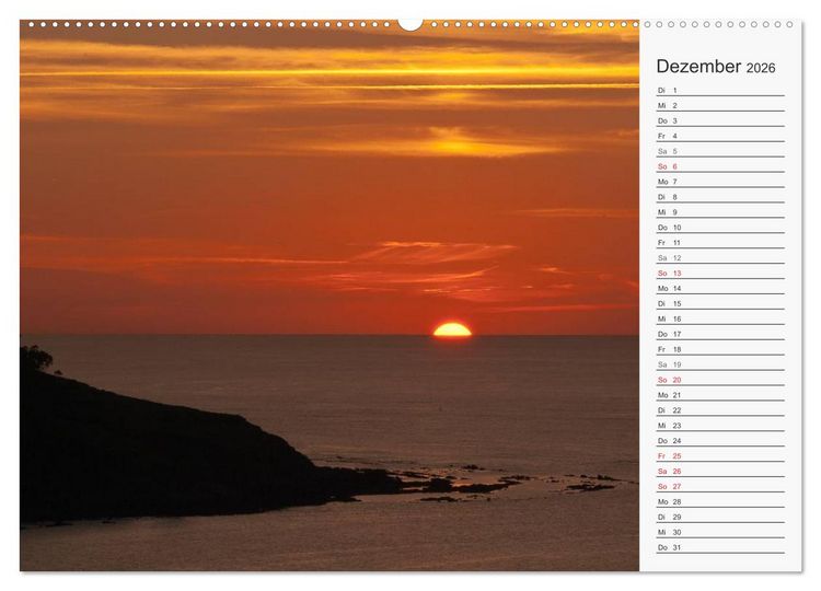 Produktbild: Der Nordwesten Spaniens (Wandkalender 2026 DIN A2 quer), CALVENDO Monatskalender