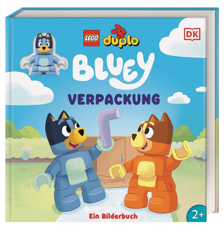 Produktbild: LEGO DUPLO Bluey Verpackung. Ein Bilderbuch