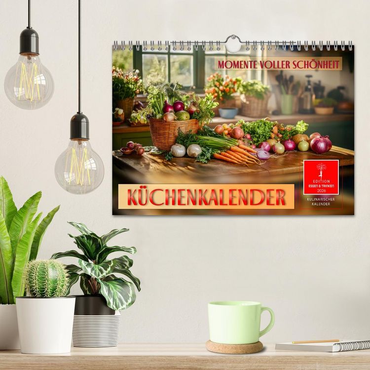 Produktbild: K&uuml;chenkalender - Momente voller Sch&ouml;nheit (Wandkalender 2026 DIN A4 quer), CALVENDO Monatskalender