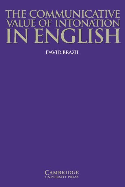 Produktbild: The Communicative Value of Intonation in English