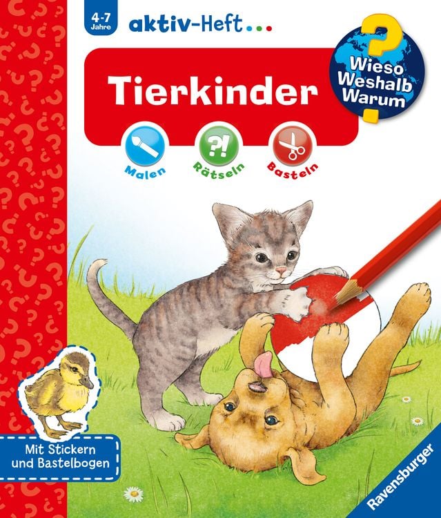 Produktbild: Wieso? Weshalb? Warum? aktiv-Heft - Tierkinder