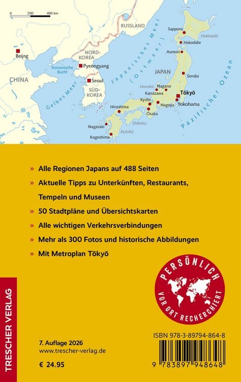 Produktbild: TRESCHER Reisef&uuml;hrer Japan