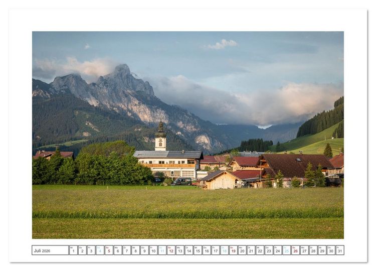 Produktbild: Tiroler Hochtal (Wandkalender 2026 DIN A4 quer), CALVENDO Monatskalender