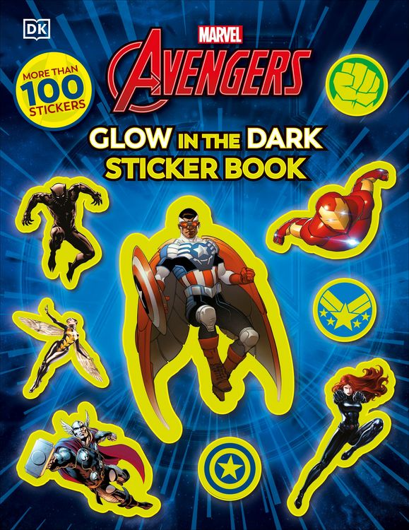 Produktbild: Marvel Avengers Glow in the Dark Sticker Book