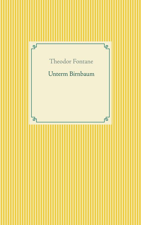 Produktbild: Unterm Birnbaum