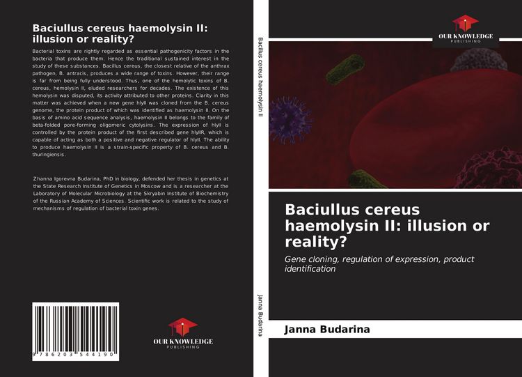 Produktbild: Baciullus cereus haemolysin II: illusion or reality?