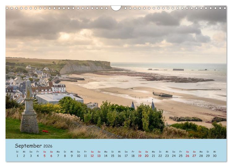Produktbild: Unterwegs in der Normandie (Wandkalender 2026 DIN A3 quer), CALVENDO Monatskalender
