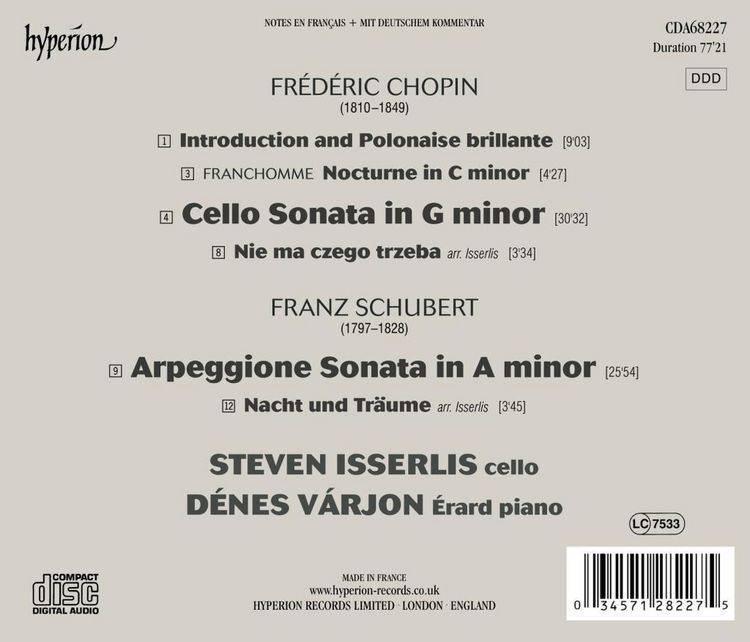 Produktbild: Cello Sonate/Arpeggione/+