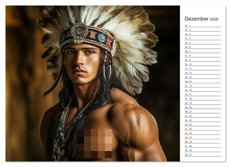 Produktbild: Im Bann des Kriegers (Wandkalender 2026 DIN A3 quer), CALVENDO Monatskalender